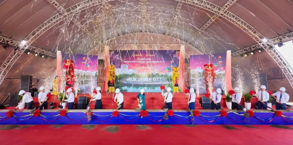 Thành phố thời đại Sun Urban City Hà Nam chính thức khởi công